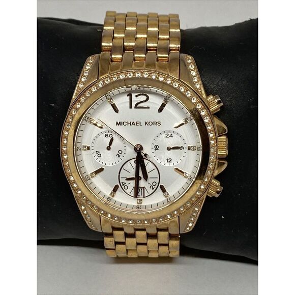 Michael Kors Pressley MK5836 Women Stainless Steel Analog Dial Wrist Watch UC486 - Picture 2 of 12